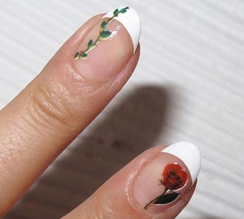 简约美甲图片2017