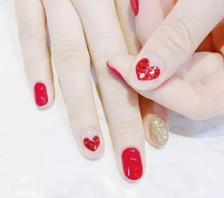 简约美甲图片2017