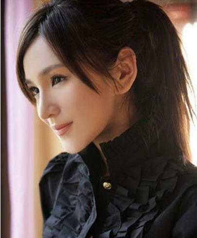 韩式无刘海中分刘海怎么弄