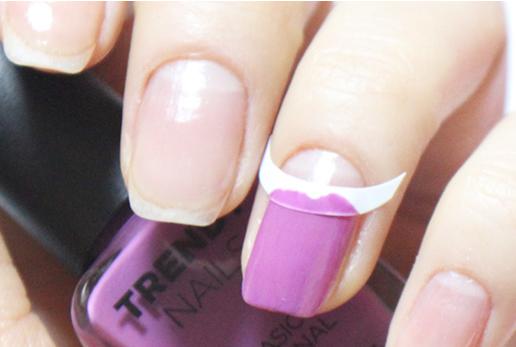 星星反法式美甲教程